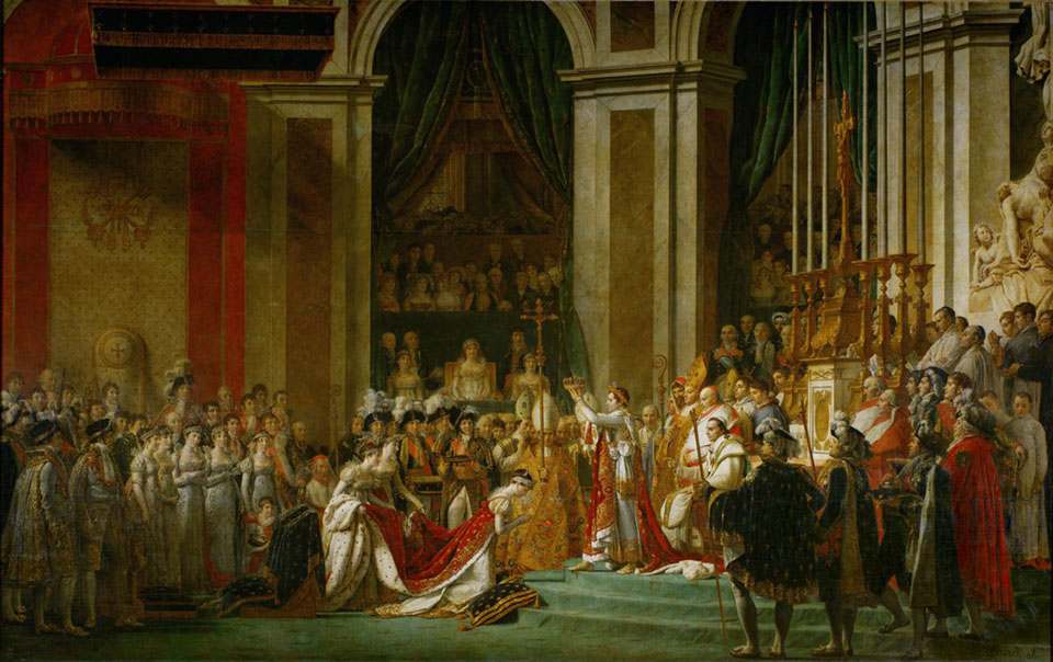 拿破仑一世与约瑟芬皇后加冕礼