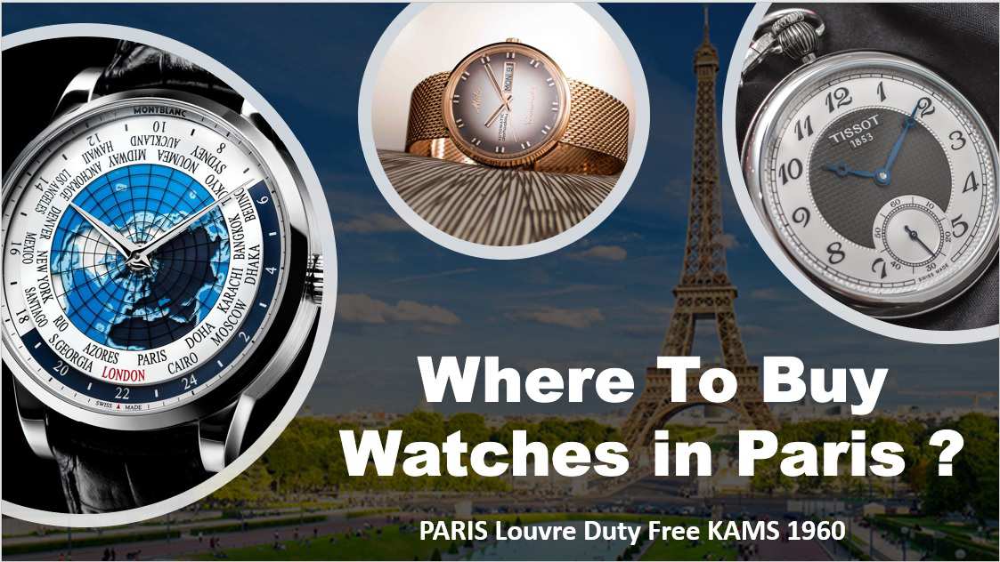 buy watches in paris
